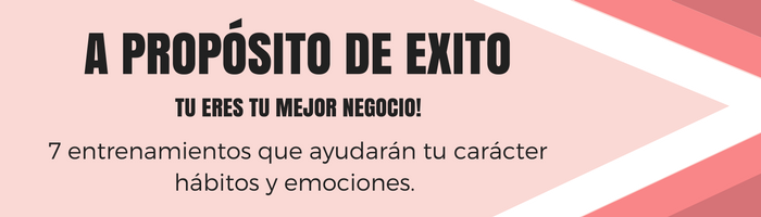 proposito y exito